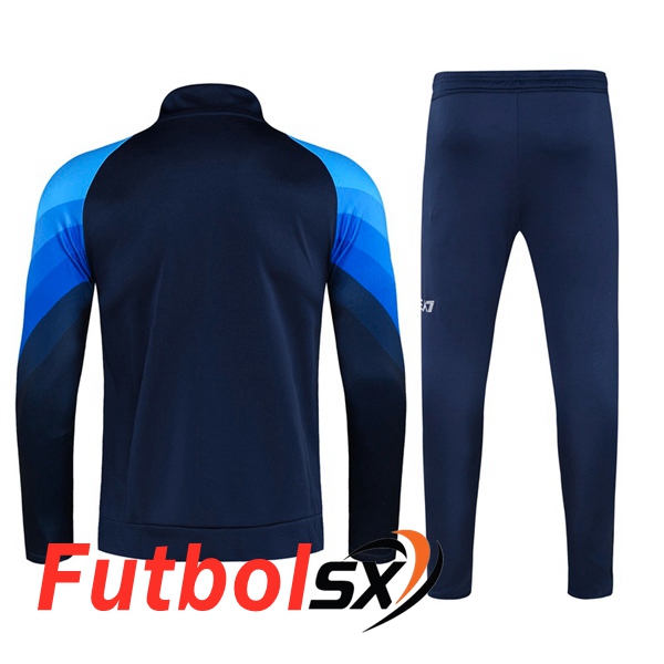 Copias Comprar Chandal Equipos De Futbol Chaqueta SSC Napoli Azul