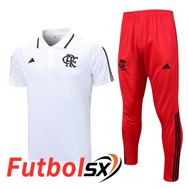 Compras Outlet Comprar Camiseta Polo Flamengo + Pantalones Blanco 2023/ ...