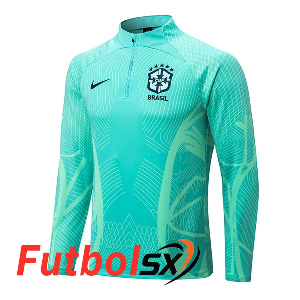 Nuevas Sudadera De Entrenamiento Brasil Verde 2022/2023