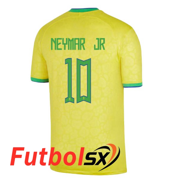 Neymar Jr #10 Brasil - playera de fútbol para el hogar 2022/23, Amarillo,  Large : : Ropa, Zapatos y Accesorios