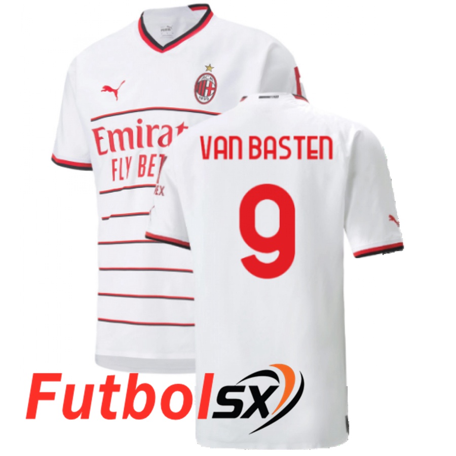 Crear Mi Comprar Camiseta AC Milan (Van Basten 9) Segunda 2022/2023 Baratas